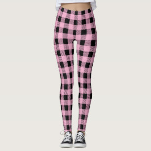 Kariertes Farbmuster Leggings