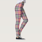 Kariertes Federmuster Leggings (Rechts)