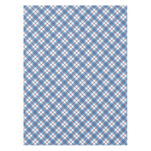 Kariertes Filmtablett Rot Blau 4. Juli Tischdecke