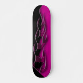Kariertes Flammenskateboard Skateboard (Vorne)