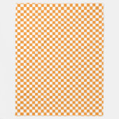 Kariertes Fleece-Decke Fleecedecke (Vorderseite)