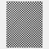 Kariertes Fleece-Decke Fleecedecke (Vorderseite)
