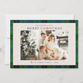 Kariertes Foto Custom Tartan Weihnachten (Vorderseite)