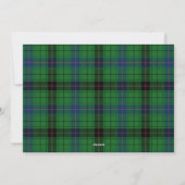 Kariertes Foto Custom Tartan Weihnachten (Rückseite)