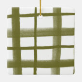 Kariertes Foto Keramikornament (Rückseite)