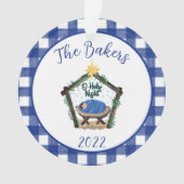 Kariertes Geburtsjahr im Zeitalter der Überprüfung Ornament (Vorderseite)