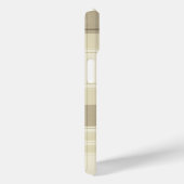 Kariertes Gehäuse für Beige und Braun Case-Mate iPhone Hülle (Rückseite / Rechts)