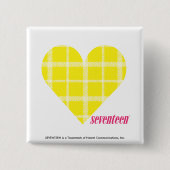 Kariertes Gelb 2 Button (Vorderseite)