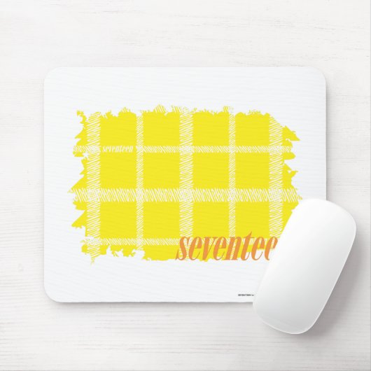 Kariertes Gelb 3 Mousepad (Mit Mouse)