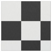 Kariertes geometrisches Schwarzweiss-Gewebe Stoff (Nahaufnahme)