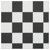 Kariertes geometrisches Schwarzweiss-Gewebe Stoff (Muster)