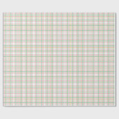 Kariertes Geschenkpapier mit Schleifen (Flach)