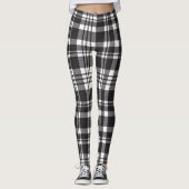 Kariertes Gewebe Leggings (Vorderseite)