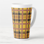 Kariertes Gewebe Textur Braune Streifen-52628 Milchtasse (Rechte Ecke)