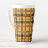 Kariertes Gewebe Textur Braune Streifen-52628 Milchtasse (Linke Ecke)