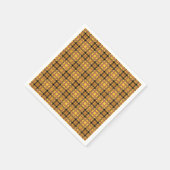Kariertes Gewebe Textur Braune Streifen-52628 Serviette (Ecke)