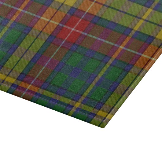 Kariertes Glasschneiden-Brett bunter Schneidebrett (Ecke)