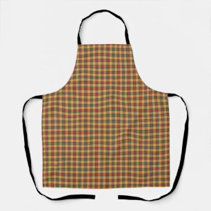 Kariertes Gold, Rot und Grüner Tartan Schürze