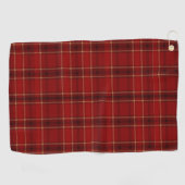 Kariertes Golfhandtuch (Horizontal)