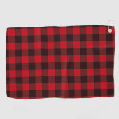 Kariertes Golfhandtuch (Horizontal)