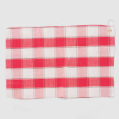 Kariertes Golfhandtuch (Horizontal)