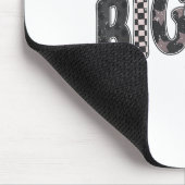 Kariertes großes Schwester-Schwester-Ankündigung B Mousepad (Ecke)