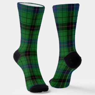 Kariertes Grün Kontrollkästchen Elegant Rustikales Socken