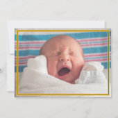 Kariertes Grün und Gold aus Texas Horizontalem Fot Ankündigung (Rückseite)