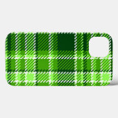 Kariertes grüne Farbmuster Case-Mate iPhone Hülle (Rückseite (Horizontal))