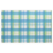 Kariertes Grünes und Blau Madras Stoff (Fat Quarter (45,7 x 55,9 cm))