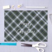Kariertes grünes Weihnachtsfest Gordon Tartan Seidenpapier (Handwerk)
