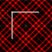 Kariertes Grunge Muster Vintag Tartan Stoff (Kachel)