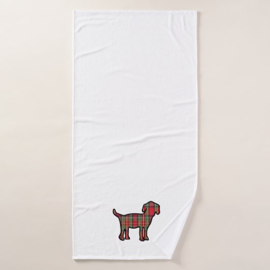 Kariertes Handtuch Badhandtuch Set (Badehandtuch)