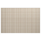 Kariertes, hellbraunes Tan und weiße Stoffe (Yard (91,4 cm))