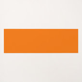 Kariertes Herbstmuster in Orange Green und Brown Yogamatte (Rückseite (Horizontal))