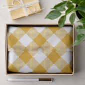 Kariertes Herbstmuster Seidenpapier (Geschenk)