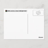 kariertes Herz. v2. Postkarte (Rückseite)