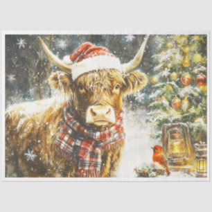 Kariertes Highlander Seidenpapier