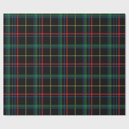 kariertes Karton Geschenkpapier (Flach)