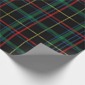 kariertes Karton Geschenkpapier (Ecke)