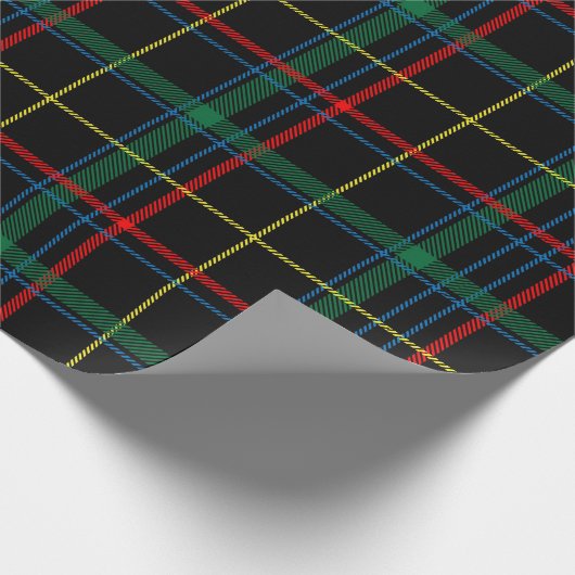 kariertes Karton Geschenkpapier (Ecke)