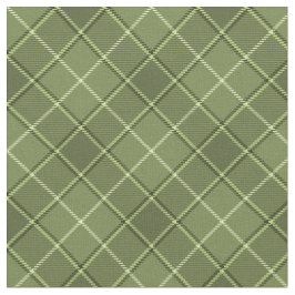 kariertes Khaki Green Unisex-Muster der 90er Jahre Stoff