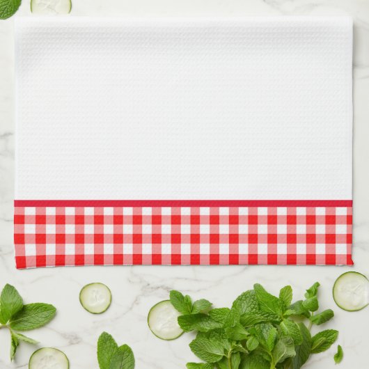 Kariertes Küchentuch (Gefaltet)