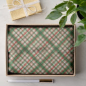 Kariertes Kunstmuster der Classic Green Wasserfarb Seidenpapier (Geschenk)