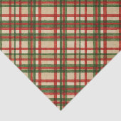 Kariertes Kunstmuster in der Classic Green Waterco Seidenpapier (Ausschnitt)