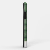 Kariertes, lackiertes Green Winter Muster Case-Mate iPhone Hülle (Hinten/Rechts)