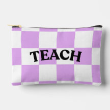Kariertes Lehrerpouch