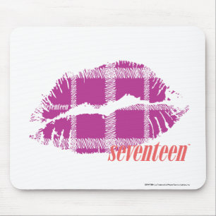 Kariertes Lila Mousepad