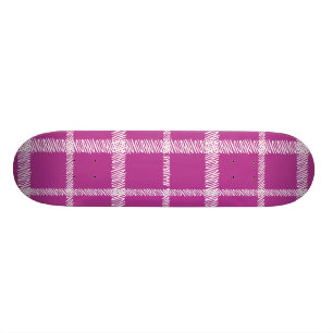 Kariertes Lila Skateboard
