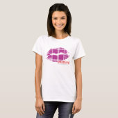 Kariertes Lila T-Shirt (Vorne ganz)